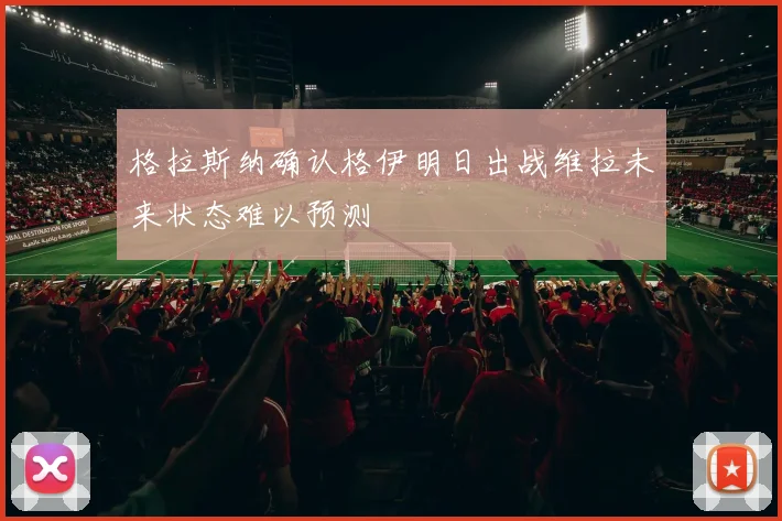 格拉斯纳确认格伊明日出战维拉未来状态难以预测